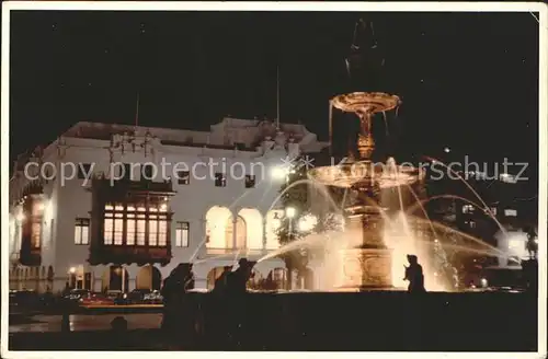 Lima Lima Town Hall and Fountain Plaza de Armas Kat. Lima