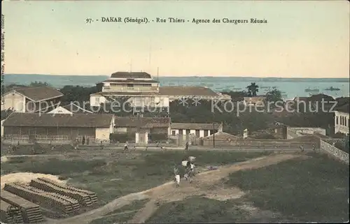 Dakar Rue Thiers Agence des Chargeurs Reunis Kat. Dakar