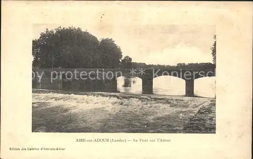 Aire sur l Adour Pont Kat. Aire sur l Adour