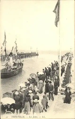 Trouville sur Mer Les Jetees Kat. Trouville sur Mer