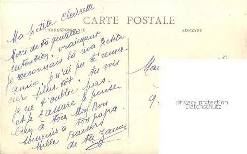 Clecy Bords de l Orne vers la Cambronnerie Stempel auf AK Kat. Clecy