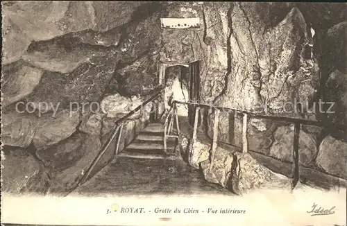 Royat Puy de Dome Grotte du Chien Kat. Royat