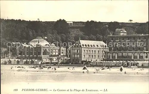 Perros Guirec Casino et Plage de Trestraou Kat. Perros Guirec