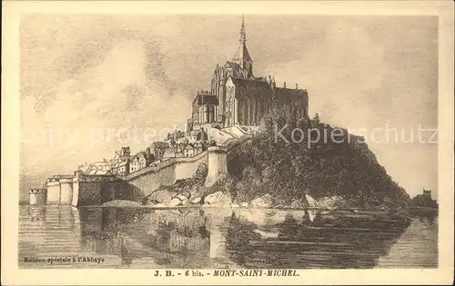 Mont Saint Michel Abbaye Kat. Pontorson