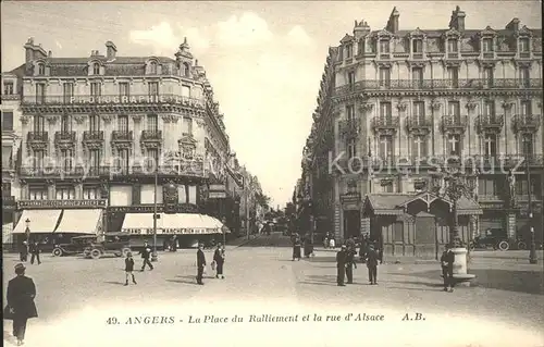 Angers Place du Ralliement et Rue d Alsace Kat. Angers