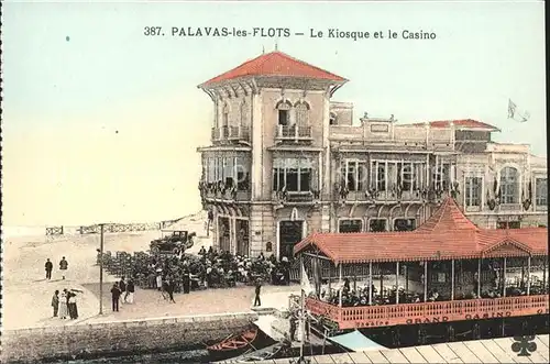 Palavas les Flots Herault Kiosque et le Casino Kat. Palavas les Flots