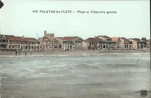 Palavas les Flots Herault Plage et Villas rive gauche Kat. Palavas les Flots