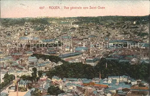 Rouen Vue generale vers Saint Quen Kat. Rouen