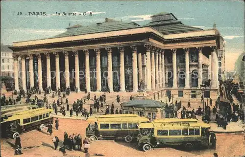 Paris La Bourse Bus Kat. Paris