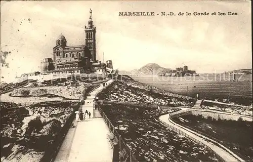 Marseille Notre Dame de la Garde et les Iles Kat. Marseille