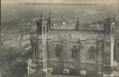 Lyon France Eglise de Fourvieres Kat. Lyon