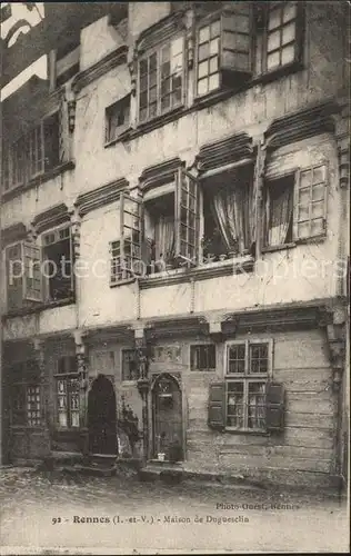 Rennes Maison de Duguesclin Kat. Rennes