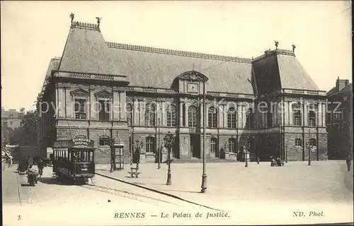 Rennes Palais de Justice Tram Kat. Rennes