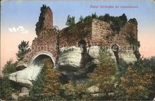 Grendelbruch Bas Rhin Alsace Ruine Girbaden Kat. Grendelbruch