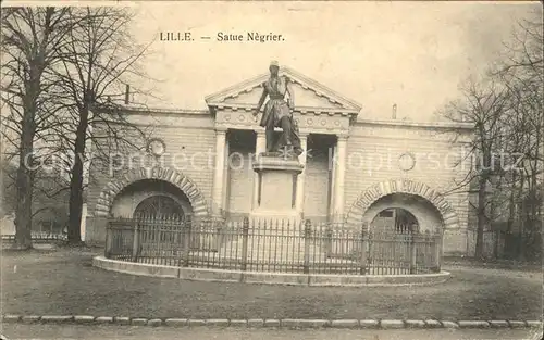 Lille Nord Statue Negrier Monument Kat. Lille