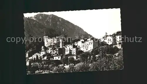 Roquebrune Cap Martin Le village et son donjon feodal Kat. Roquebrune Cap Martin