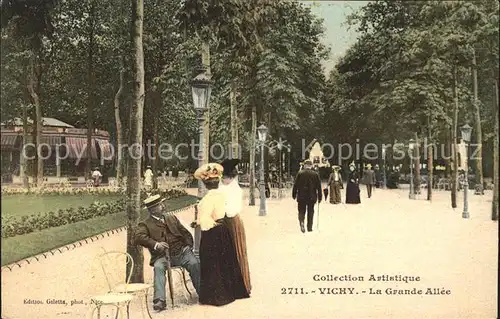 Vichy Allier La Grande Allee Promenade Kat. Vichy