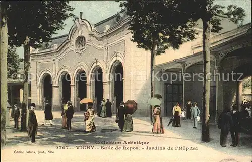 Vichy Allier Salle de Repos Jardins de l Hopital Kat. Vichy