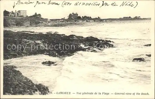 Lancieux Vue generale de la Plage Kat. Lancieux