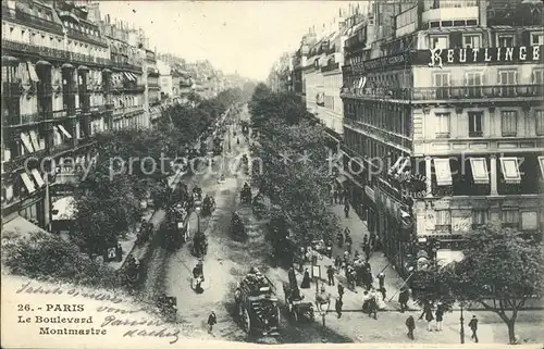 Paris Boulevard Montmartre Kat. Paris