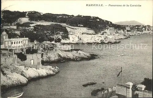 Marseille Panorama de la Corniche Kat. Marseille