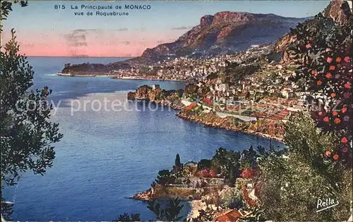 Roquebrune Cap Martin Vue generale Principaute de Monaco Kat. Roquebrune Cap Martin