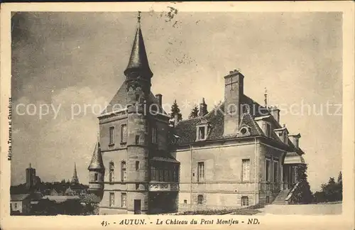 Autun Chateau du Petit Montjeu Kat. Autun