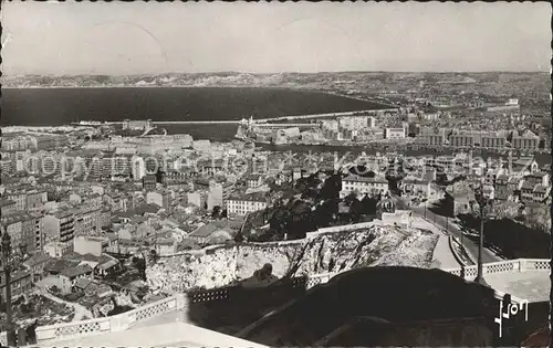 Marseille Vue prise de Notre Dame de la Garde Kat. Marseille