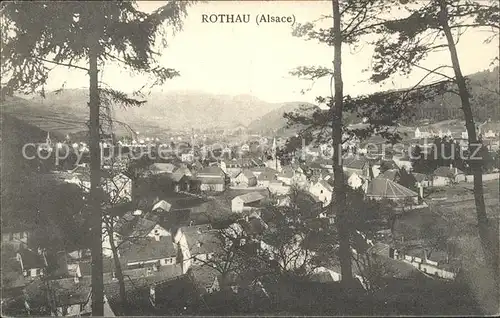 Rothau Bas Rhin Panorama Kat. Rothau