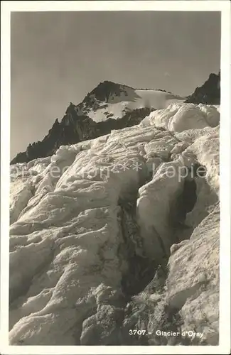 Orny Cossonay Glacier d Orny Kat. Orny