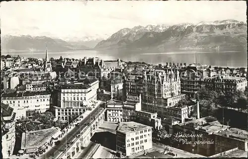 Lausanne VD Panorama / Lausanne /Bz. Lausanne City