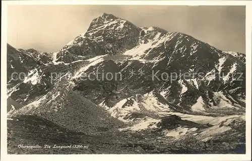 Piz Languard Panorama Oberengadin Kat. Piz Languard