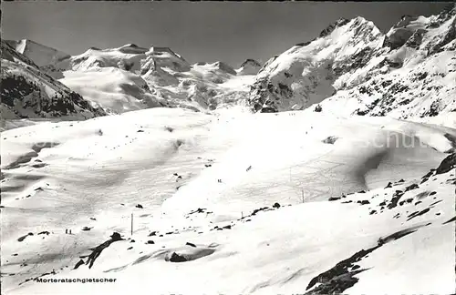 Morteratschgletscher mit Alpenpanorama Kat. Morteratsch