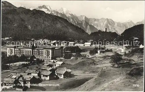 Maloja GR Palace Hotel Gesamtansicht / Maloja Graubuenden /Bz. Maloja