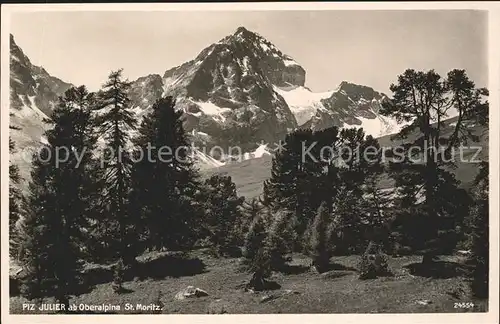 Piz Julier ob Oberalpina mit St Moritz Kat. Piz Julier