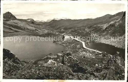 Flueela Pass Hospiz Schottensee und Schwarzsee Kat. Flueela