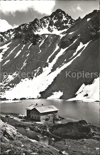 Flueela Hospiz mit Schwarzhorn Kat. Flueela