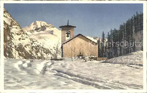 Fextal Kirchlein bei Sils Kat. Sils Maria