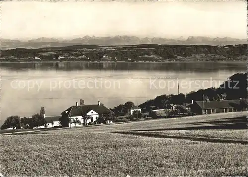 Vaumarcus Rive sud du Lac Alpes Friburgoises Kat. Vaumarcus