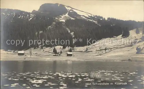 Unterwasser Toggenburg Schwendisee mit Kaeserruck Kat. Unterwasser