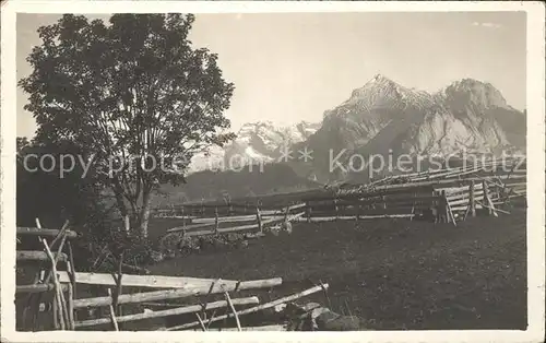 Unterwasser Toggenburg mit Saentisblick Kat. Unterwasser