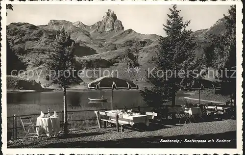 Seebenalp Kurhaus Seeterrasse mit Sexmor Kat. Flumserberg Bergheim