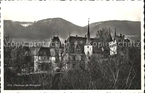 Gorgier Chateau de Corgier Kat. Gorgier