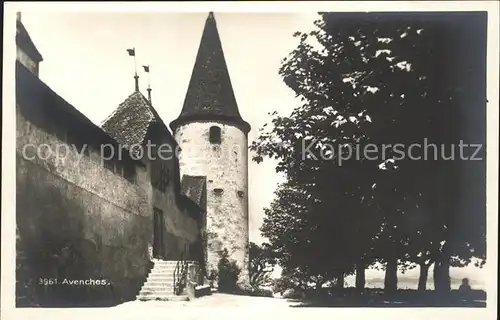 Avenches Schloss Kat. Avenches