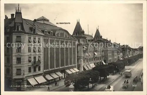 La Chaux de Fonds Rue Leopold Report Kat. La Chaux de Fonds