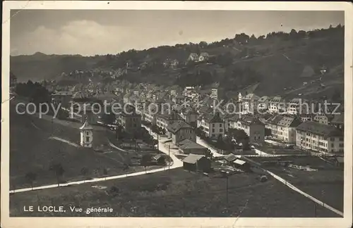 Le Locle Vue generale Kat. Le Locle