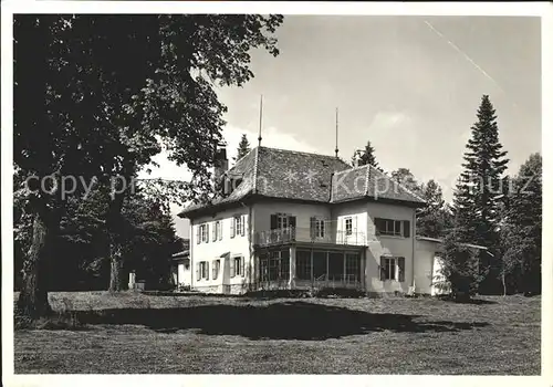 Chaumont NE Stiftung Zuercher Ferienkolonien Kat. Chaumont