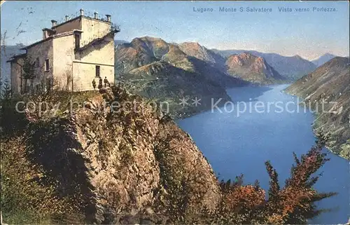 Lugano TI Monte S. Salvatore Lago di Lugano Kat. Lugano