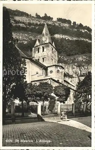 St Maurice Valais L`Abbaye Kat. St Maurice