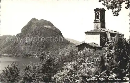 Castagnola-Cassarate Chiesa e Monte San Salvatore / Castagnola /Bz. Lugano City